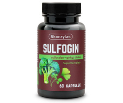 Skoczylas Sulfogin Sulforafan + Ginkgo Biloba 60 kapsułek