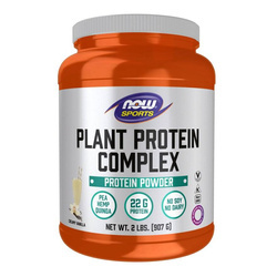 Now Foods Plant Protein Complex Puder Wanilia 907 g