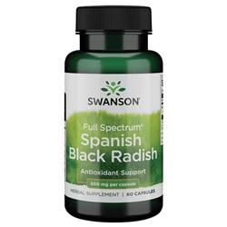 Swanson Czarna Rzodkiew (Spanish Black Radish) 500 mg 60 kapsułek