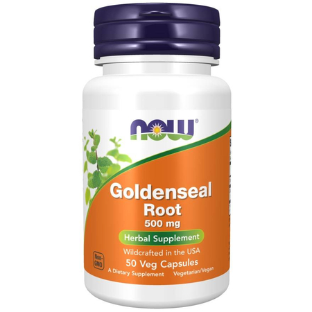 Now Foods Gorzknik (Goldenseal) 500 mg 50 kapsułek