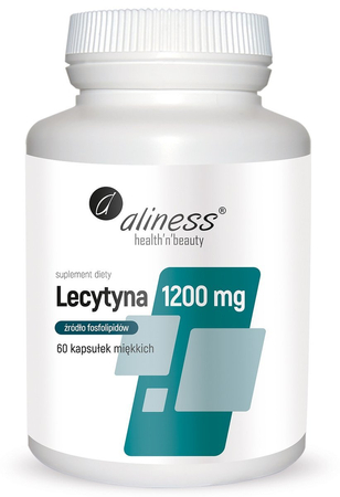 Aliness Lecytyna Sojowa 1200 mg 60 kapsułek