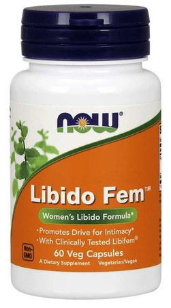 Now Foods Libido Fem 60 kapsułek