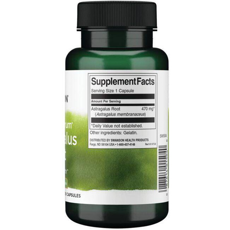 Swanson Astragalus 470 mg 100 kapsułek