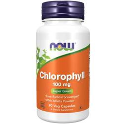 Now Foods Chlorofil 100 mg 90 veg kapsułek