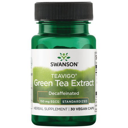 Swanson TEAVIGO Extract z Zielonej Herbaty 30 kapsułek