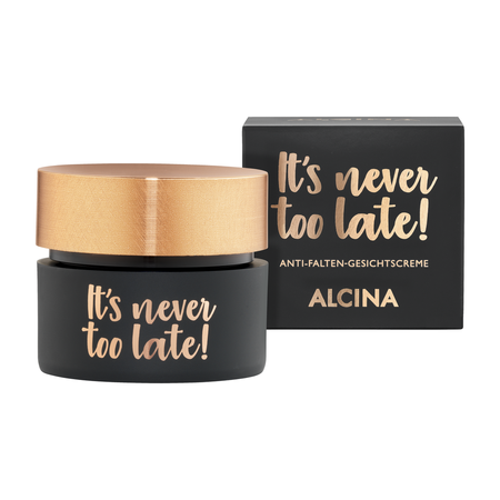 ALCINA It's never too late Anti-Wrinkle Face Cream – krem do twarzy przeciwzmarszczkowy, 50 ml