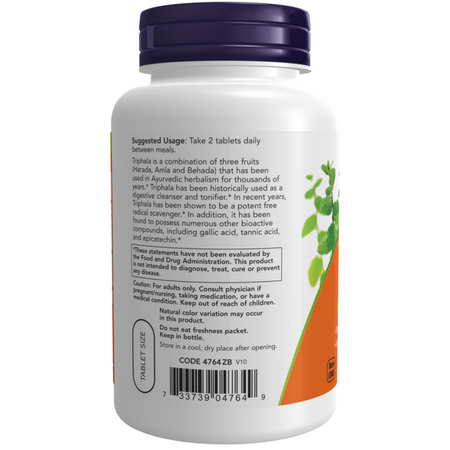 Now Foods Triphala 500 mg 120 tabletek