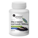 Aliness Czarny Kmin (Black Cumin) Olej 1000 mg 60 kapsułek