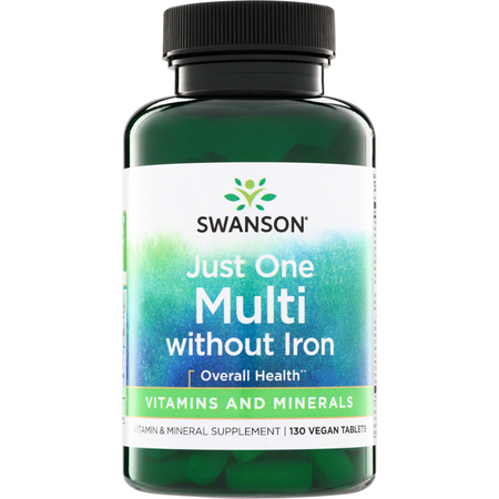 Swanson Century Formuła bez żelaza 130 tabletek