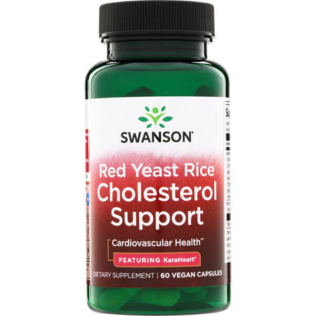 Swanson Red Yeast Rice Cholesterol Support 60 kapsułek