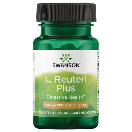 Swanson Probiotyk L. Reuteri Plus z L. Rhamnosus, L. Acidophilus i FOS 30 kapsułek