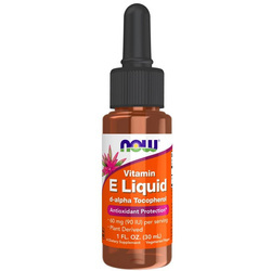 Now Foods Witamina E (d-alfa-Tokoferyl) Liquid 30 ml krolpe