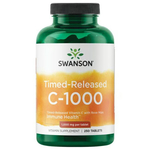 Swanson Witamina C 1000 mg z Dziką Różą Time-Released 250 tabletek