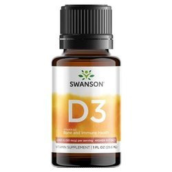 Swanson Witamina D3 Drops 400 iu 29,6 ml krople