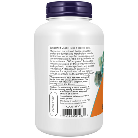 Now Foods Magnez 400 mg 180 kapsułek