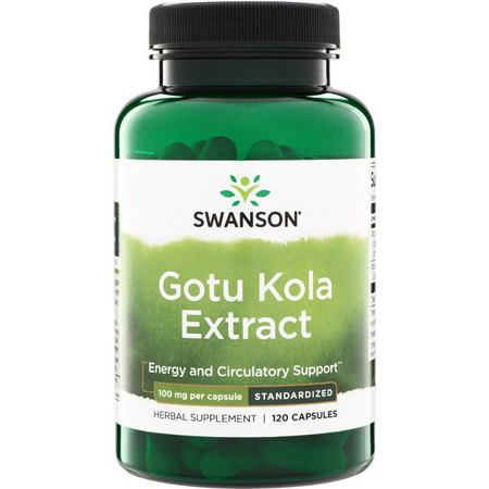 Swanson Gotu Kola Ekstrakt 100 mg 120 kapsułek