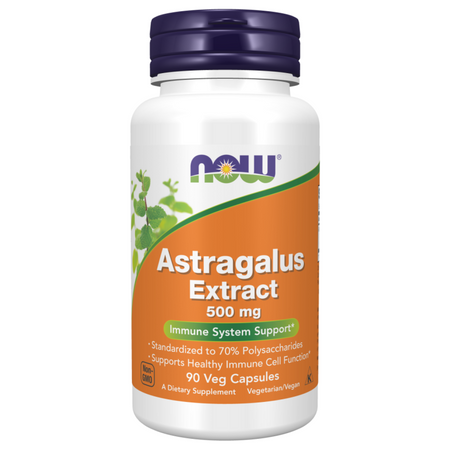 Now Foods Astragalus 500 mg Extract 90 kapsułek