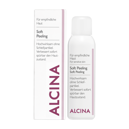 ALCINA For sensitive skin Soft Peeling – peeling enzymatyczny do twarzy w pudrze, bez drobin ściernych, 25 g