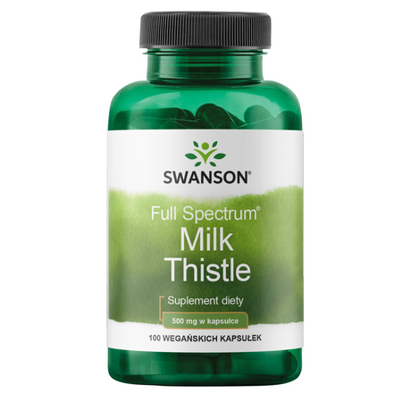 Swanson Ostropest Plamisty (Milk Thistle) 500 mg 100 kapsułek