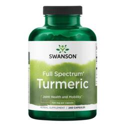 Swanson Full Spectrum Turmeric 720 mg 240 kapsułek