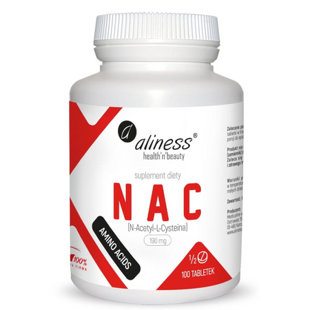 Aliness N-Acetylo Cysteina (NAC) 190 mg 100 tabletek
