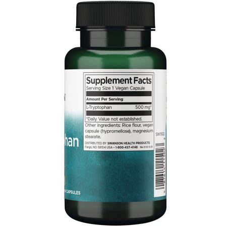 Swanson L-Tryptofan 500 mg 60 kapsułek