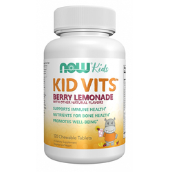 Now Foods Kid Vits Berry Lemonade 120 tabletek