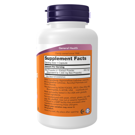 Now Foods Propolis 1500 5:1 Extrac 100 kapsułek