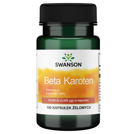 Swanson Beta Karoten (Witamina A) 10000 iu 100 kapsułek