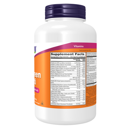 Now Foods EcoGreen Multi 180 veg kapsułek