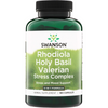 Swanson Rhodiola, Holy Basil i Valerian Stress Complex 180 kapsułek