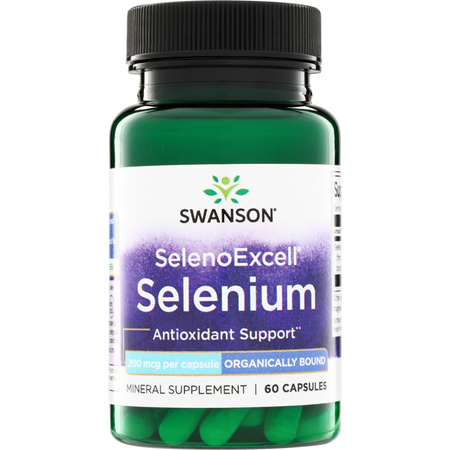 Swanson Selen SelenoExcell 200 mcg 60 kapsułek