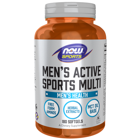 Now Foods Men's Active Sports Multi 180 kapsułek