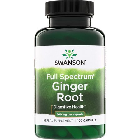 Swanson Imbir (Ginger Root) 540 mg 100 kapsułek
