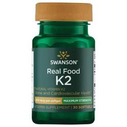 Swanson Witamina K2 MK7 200 mcg 30 kapsułek