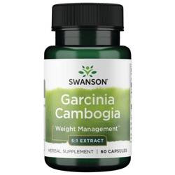 Swanson Tamaryndowiec Malabarski (Garcinia Cambogia) Extract 80 mg 60 kapsułek