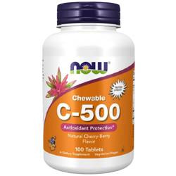 Now Foods Witamina C 500 mg 100 tabletek do ssania