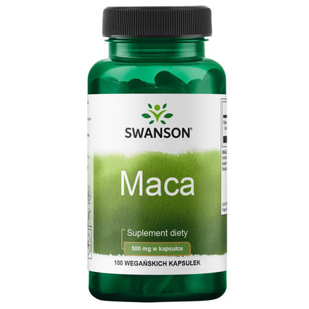 Swanson Maca (Lepidium meyenii) 500 mg 100 kapsułek