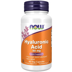 Now Foods Hyaluronic Acid 50 mg 60 kapsułek