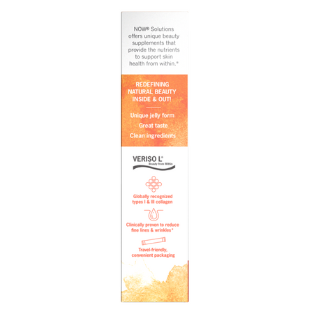 Now Foods Collagen Jelly Beauty Complex Sweet Orange 10 saszetki