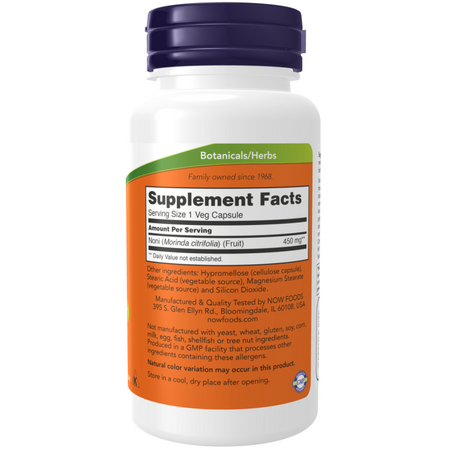 Now Foods Noni 450 mg 90 kapsułek