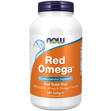 Now Foods Red Omega Fish Oil 180 kapsułek