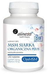 Aliness MSM (Metylosulfonylometan) Plus 180 tabletek