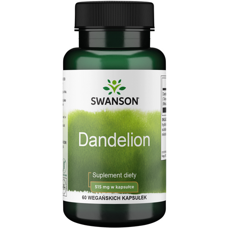 Swanson Mniszek Lekarski (Dandelion) 515 mg 60 kapsułek