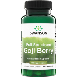 Swanson Goji (Wolfberry) 500 mg 60 kapsułek