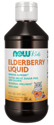 Now Foods Elderberry Liquid for Kids 237 ml płyn