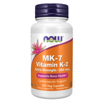Now Foods Witamina K2 MK-7 300 mcg Extra Strength 120 veg kapsułek