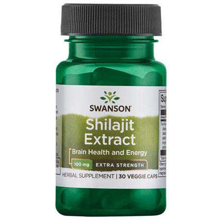 Swanson Shilajit Extra Strength Extract 100 mg 30 kapsułek