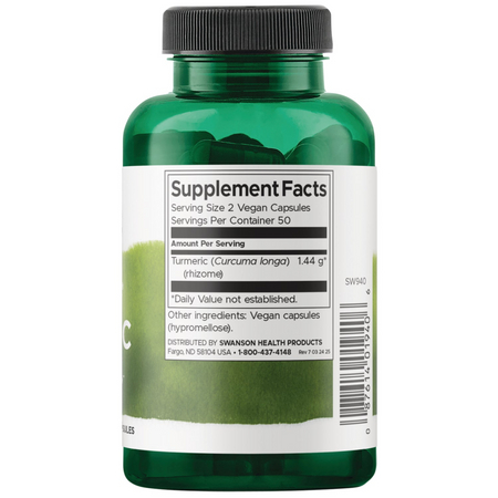 Swanson Full Spectrum Turmeric 720 mg 100 kapsułek