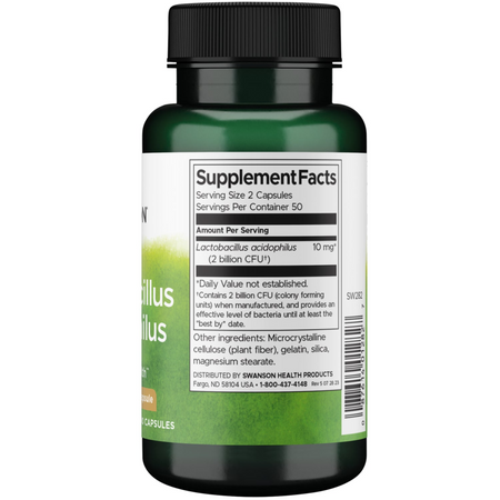 Swanson Probiotyk Acidophilus 100 kapsułek